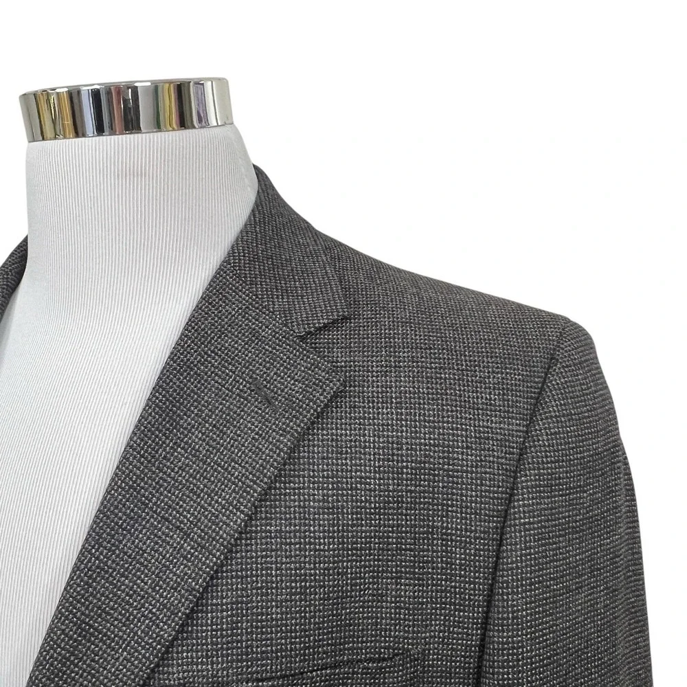 PRONTO UOMO COUTURE‎ 100% LAMBSWOOL Tweed Mens Blazer Sport Coat Jacket 44 Short